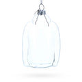 Hoodie Clear Glass Christmas Ornament in Clear color Figurine