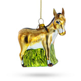 Buy Christmas Ornaments > Animals > Farm Animals > Donkeys by BestPysanky Online Gift Ship