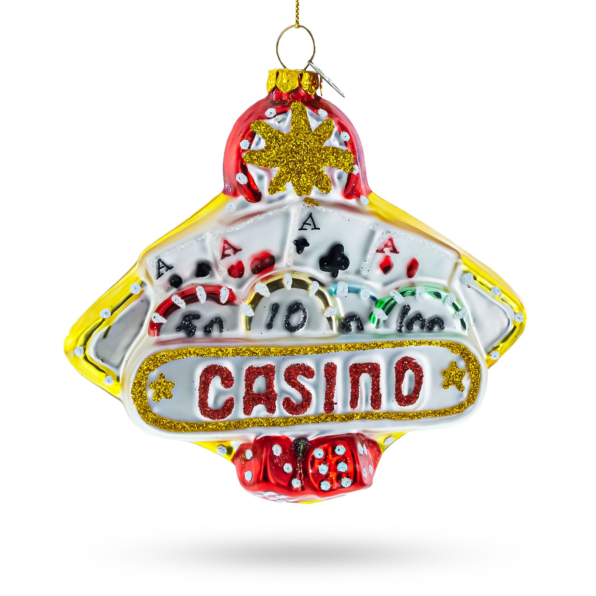 Buy Christmas Ornaments Hobby Casino & Gambling by BestPysanky Online Gift Ship