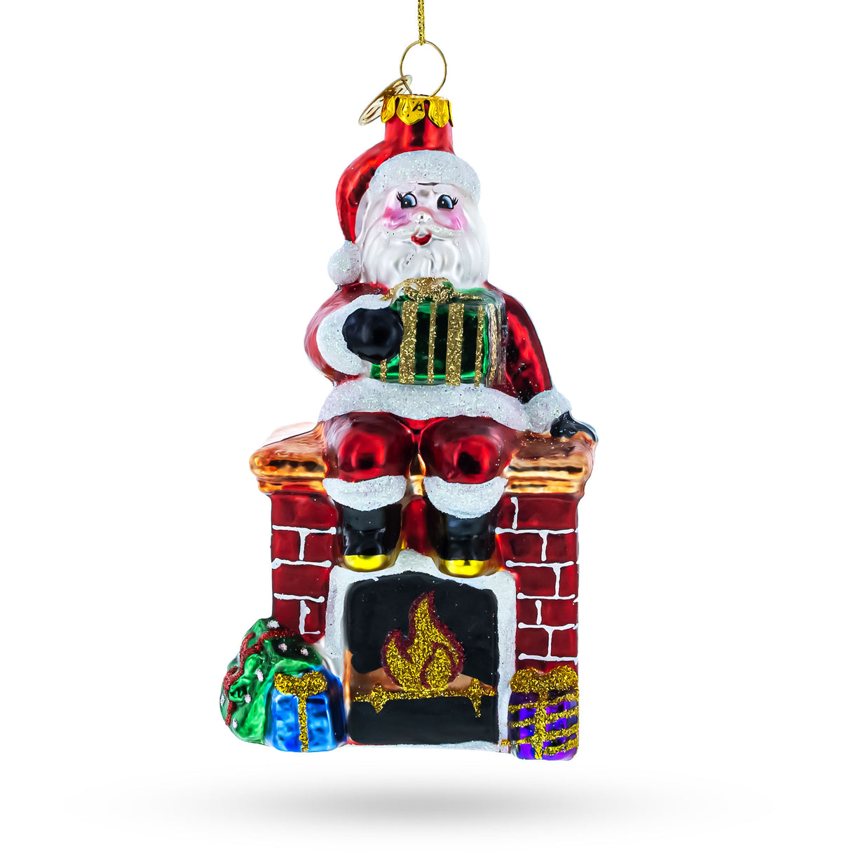 Buy Christmas Ornaments Santa by BestPysanky Online Gift Ship