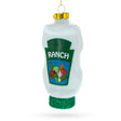 Delicious Ranch Dressing - Blown Glass Christmas Ornament in Multi color,  shape