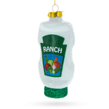 Glass Delicious Ranch Dressing - Blown Glass Christmas Ornament in Multi color