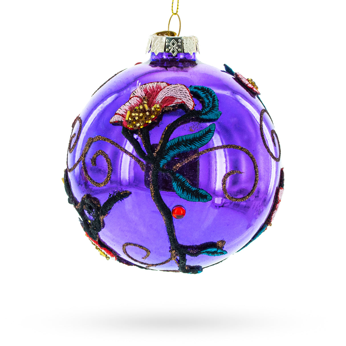 Buy Christmas Ornaments > Flowers by BestPysanky Online Gift Ship
