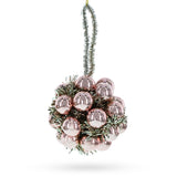Miniature Balls on Glass Blown Glass Christmas Ornament in  color