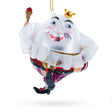 Regal Egg King Blown Glass Christmas Ornament in Multi color