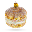 Glass Whipping Cream Pastry Blown Glass Christmas Ornament in Brown color