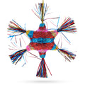 Pinata Star Glass Christmas Ornament in Multi color Star