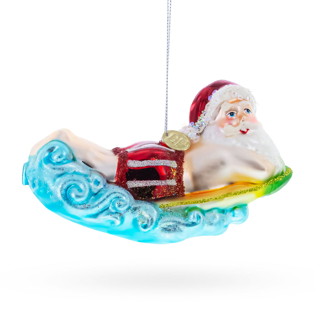 Buy Christmas Ornaments Santa Beach Vacations by BestPysanky Online Gift Ship