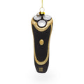 Electric Shaver Glass Christmas Ornament in Black color Figurine