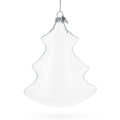 Christmas Tree Clear Glass Christmas Ornament in Clear color Figurine