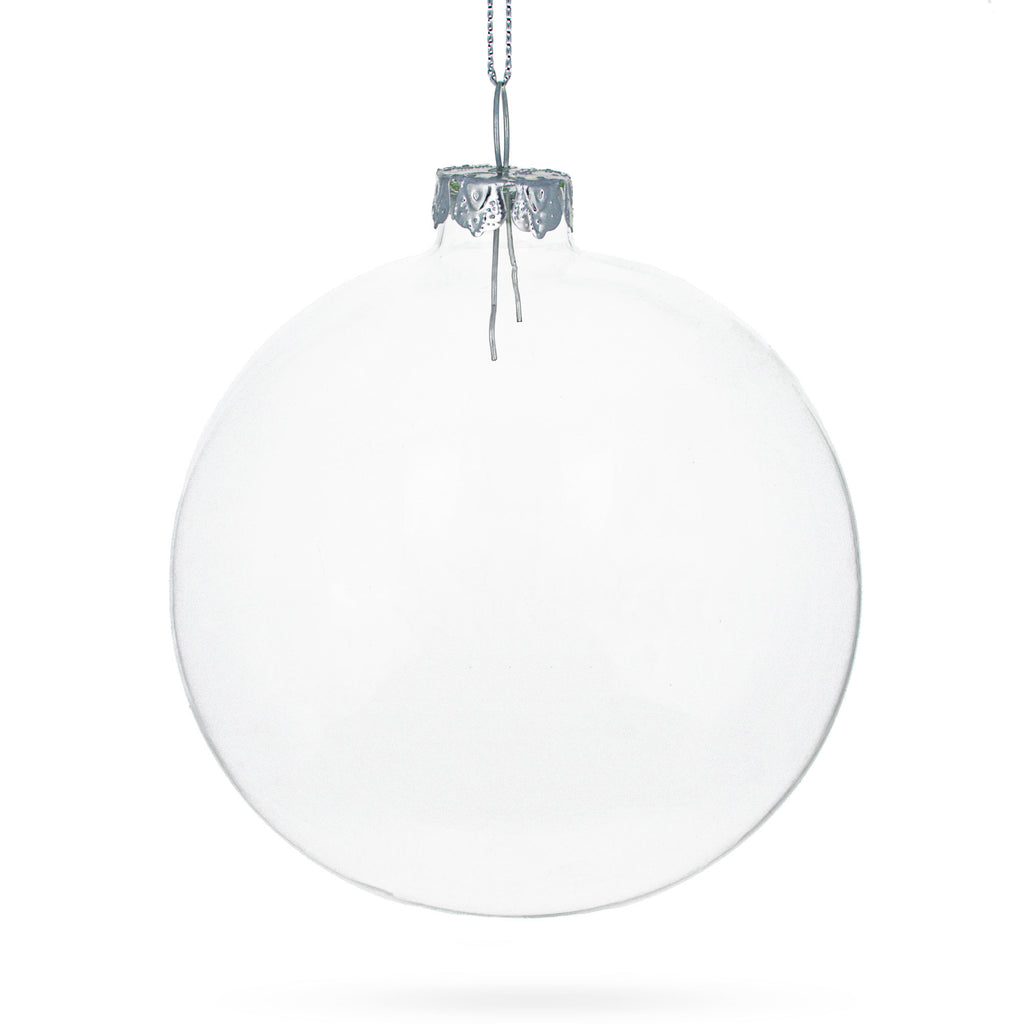 Buy Christmas Ornaments Clear Glass by BestPysanky Online Gift Ship
