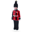 British Royal Guard British - High-Quality Blown Glass Christmas Ornament in Red color,  shape