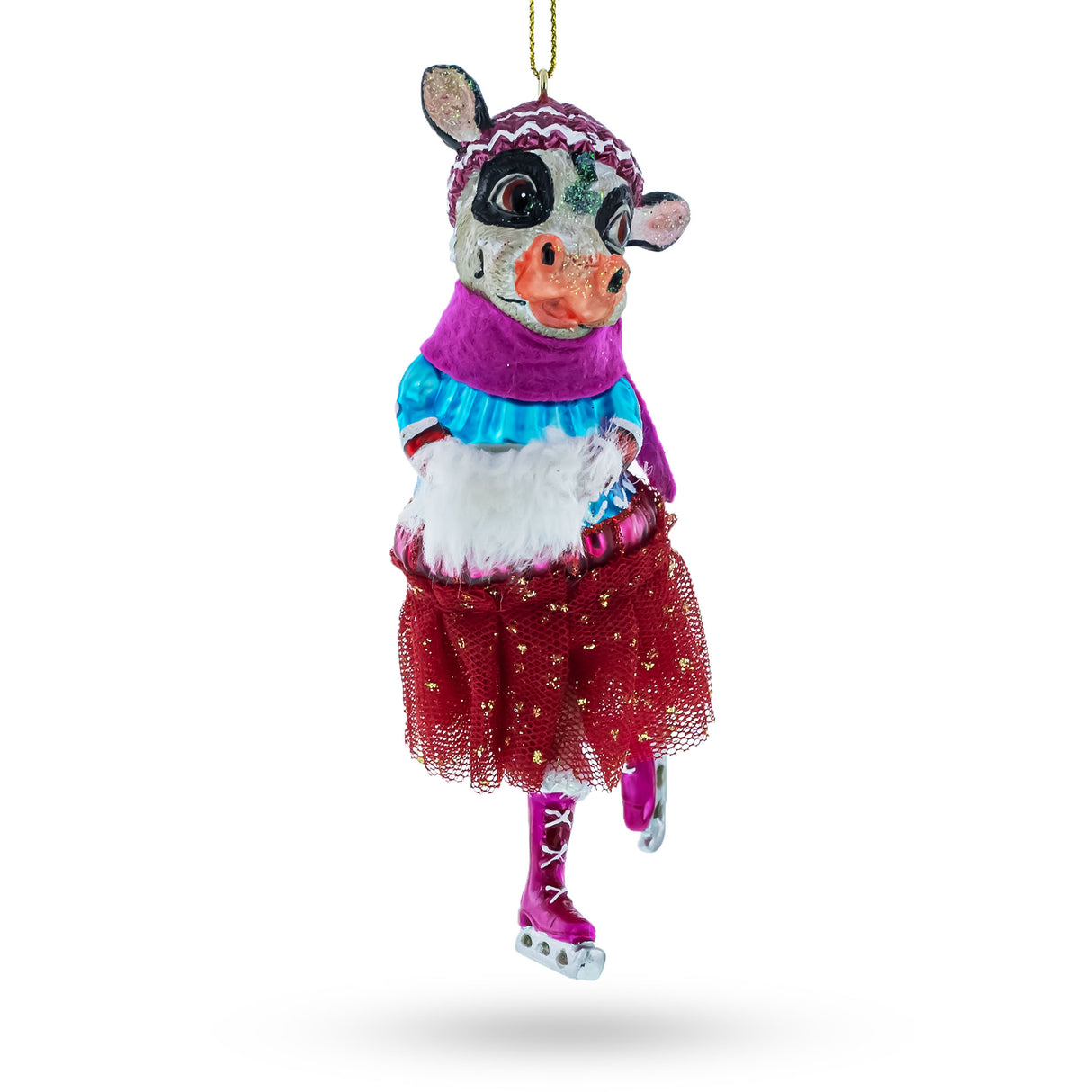 Buy Christmas Ornaments > Animals > Farm Animals > Cows by BestPysanky Online Gift Ship