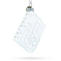 Biscuit Cookie Clear Glass Christmas Ornament in Clear color Figurine