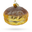 Glass Artisanal Bread Loaf - Blown Glass Christmas Ornament in Multi color