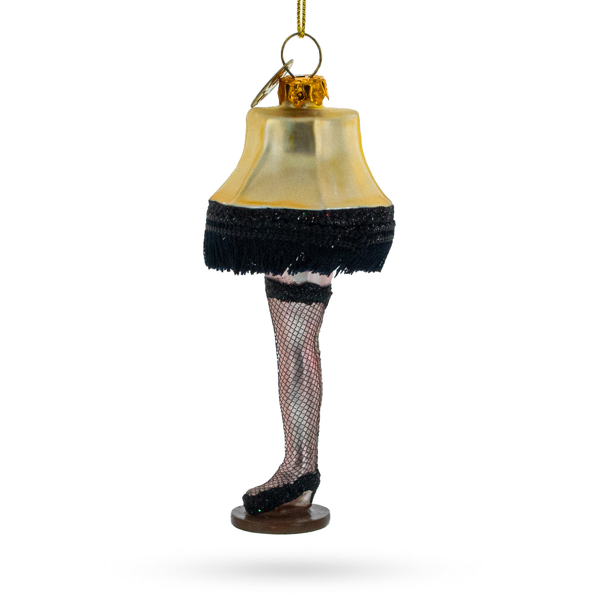 Glass Iconic Leg Lamp - Blown Glass Christmas Ornament in Multi color