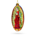 Blessed Virgin Mary - Blown Glass Christmas Ornament in Multi color,  shape