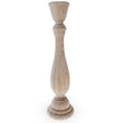 Wood Unfinished Blank Wooden Egg Stand or Candle Holder 9 Inches in Beige color