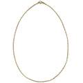 Golden Tone Stainless Steel Boston Chain (1.5mm) 19 Inches in Gold color