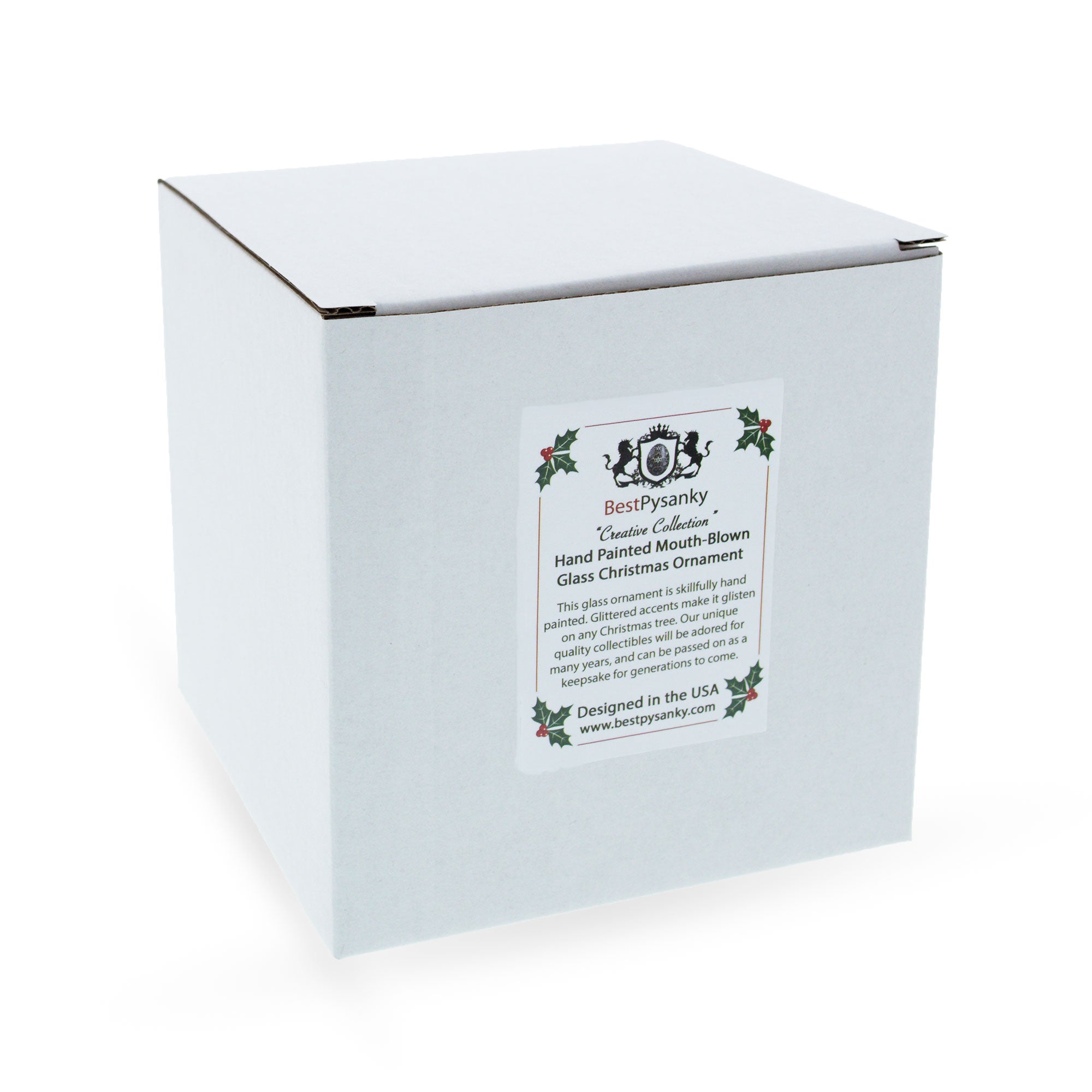 Dairy Fresh Cow with Milk Can Resin Christmas OrnamentChina , dimensions in inches: 4 x 1 x 2.9