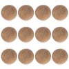 Wood 12 Unfinished Unpainted Wooden Balls for Craft DIY 1.5 Inches in Beige color Round