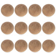 Wood 12 Unfinished Unpainted Wooden Balls for Craft DIY 1.5 Inches in Beige color Round