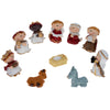 BestPysanky online gift shop sells Nativity scene set figures Jesus religious gifts Catholic church wooden sculptures Christian Holiday decorations