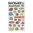 26 Pieces Football Word Stickers in Multi color,  shape