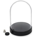 Openable Plastic Water Snow Globe DIY with Screw off Cap 3.75 Inches in Clear color