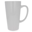 White Blank Porcelain Funnel Coffee Mug DIY Craft 6 Inches in White color,  shape