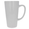 White Blank Porcelain Funnel Coffee Mug DIY Craft 6 Inches in White color