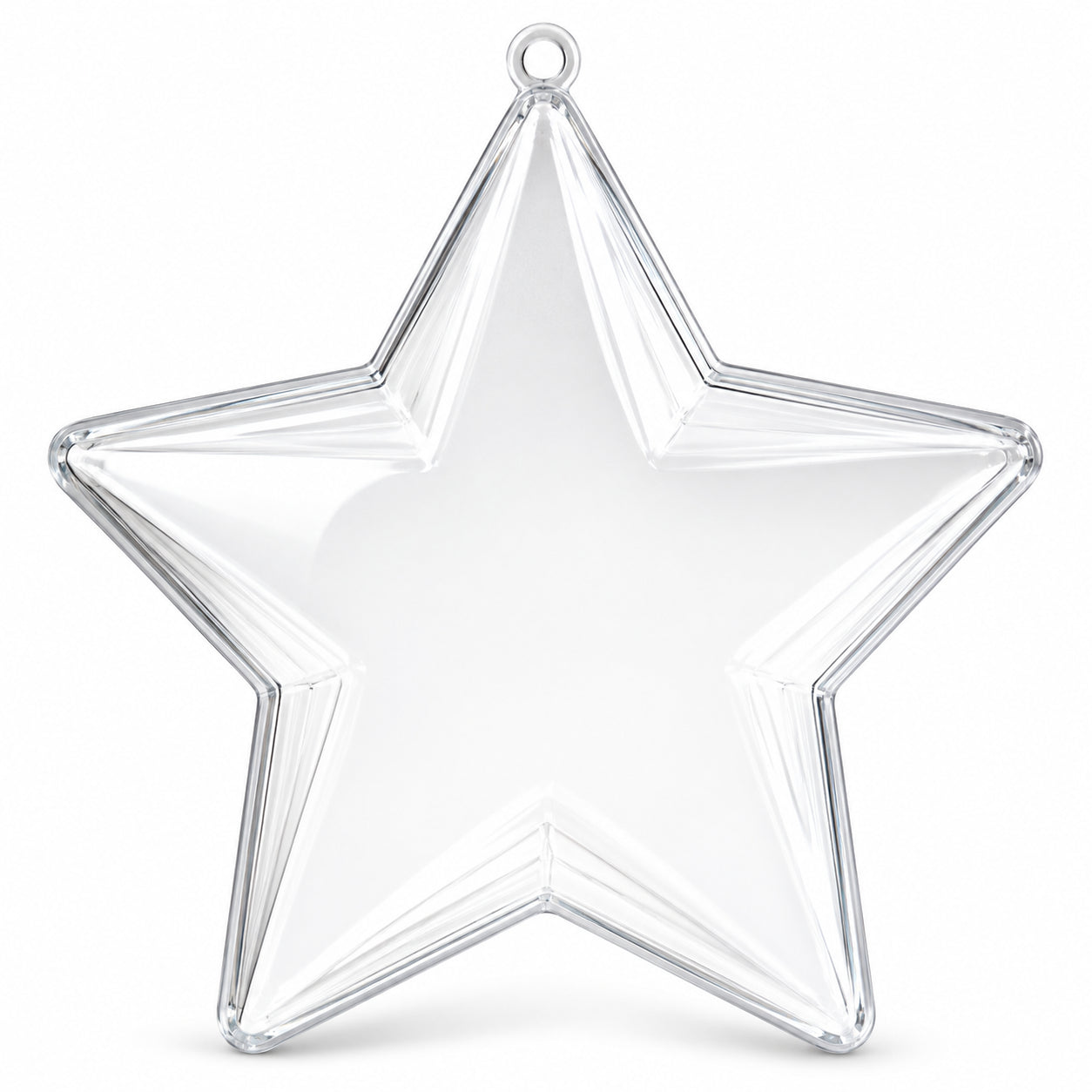 Shop Set of 3 Openable Fillable Clear Plastic Star Christmas Ornaments DIY Craft 3.5 Inches. Buy Christmas Ornaments > Clear > Plastic Clear Star