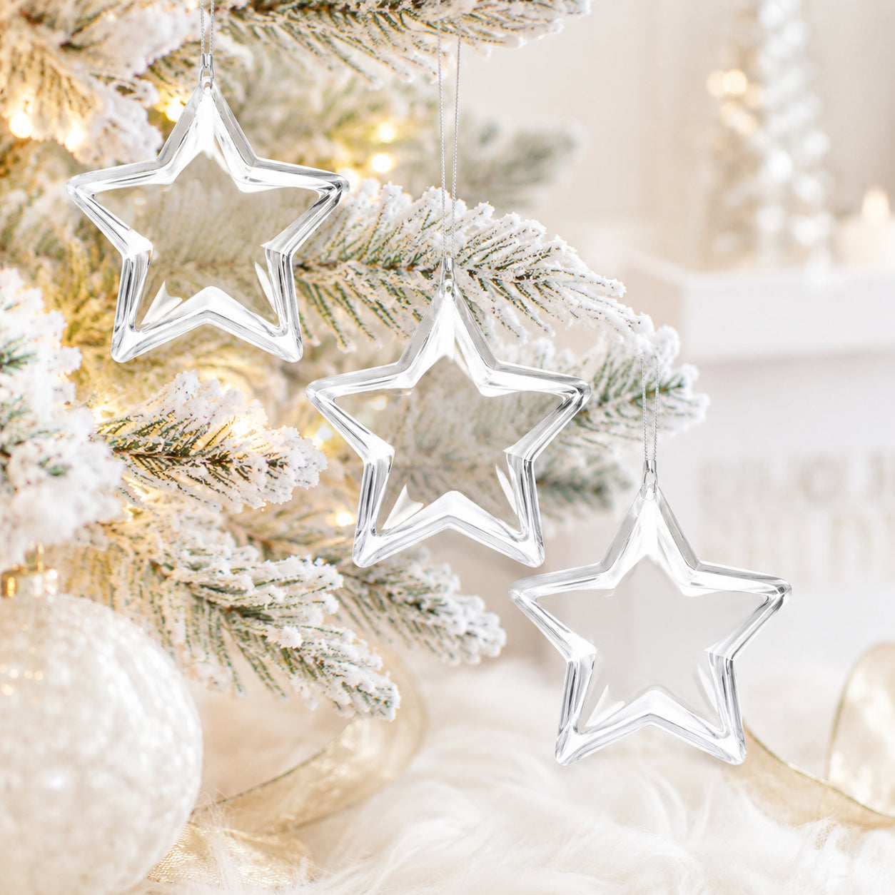 Buy Christmas Ornaments Clear Plastic by BestPysanky Online Gift Ship