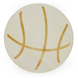 Unfinished Unpainted Wooden Basketball Shape Cutout DIY Craft 4.2 Inches in Beige color Round