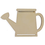 Watering Can Wooden Plaque DIY Crafts Blanks Unfinished 5.35 Inches in Beige color
