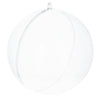 Plastic 5.5-Inch DIY Fillable Clear Plastic Christmas Ball Ornament in Clear color Round