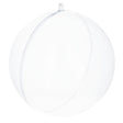 5.5-Inch DIY Fillable Clear Plastic Christmas Ball Ornament in Clear color Round