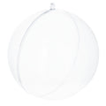 5.5-Inch DIY Fillable Clear Plastic Christmas Ball Ornament in Clear color Round