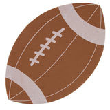 Foam Football Shape Cutouts DIY Craft 10.5 Inches in Multi color Oval