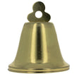 Classic Antique Style Gold Tone Metal Bell 2.3 Inches in Gold color,  shape