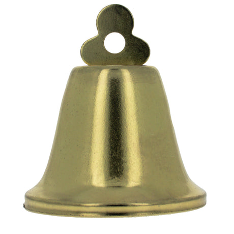 Classic Antique Style Gold Tone Metal Bell 2.3 Inches in Gold color