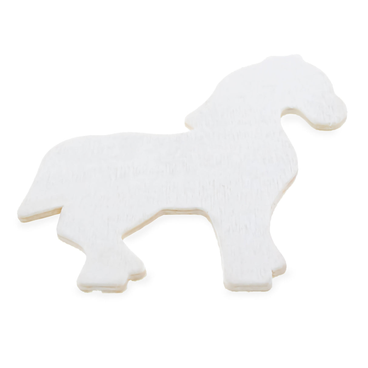 Unfinished Wooden Horse Cutout DIY Craft 3.8 Inches in Beige color,  shape