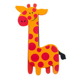 Painted Wooden Giraffe Cutout DIY Craft 5 Inches in Orange color