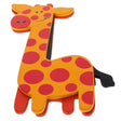 Painted Wooden Giraffe Cutout DIY Craft 5 Inches in Orange color,  shape