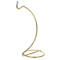 Circle Base Gold Tone Metal Ornament Stand Display Holder 5 Inches in Gold color