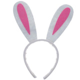 Set of 3 Easter Bunny Ear Headbands 11.7 Inches in Pink color,  shape