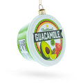 Traditional Guacamole Glass Christmas Ornament in Green color Figurine
