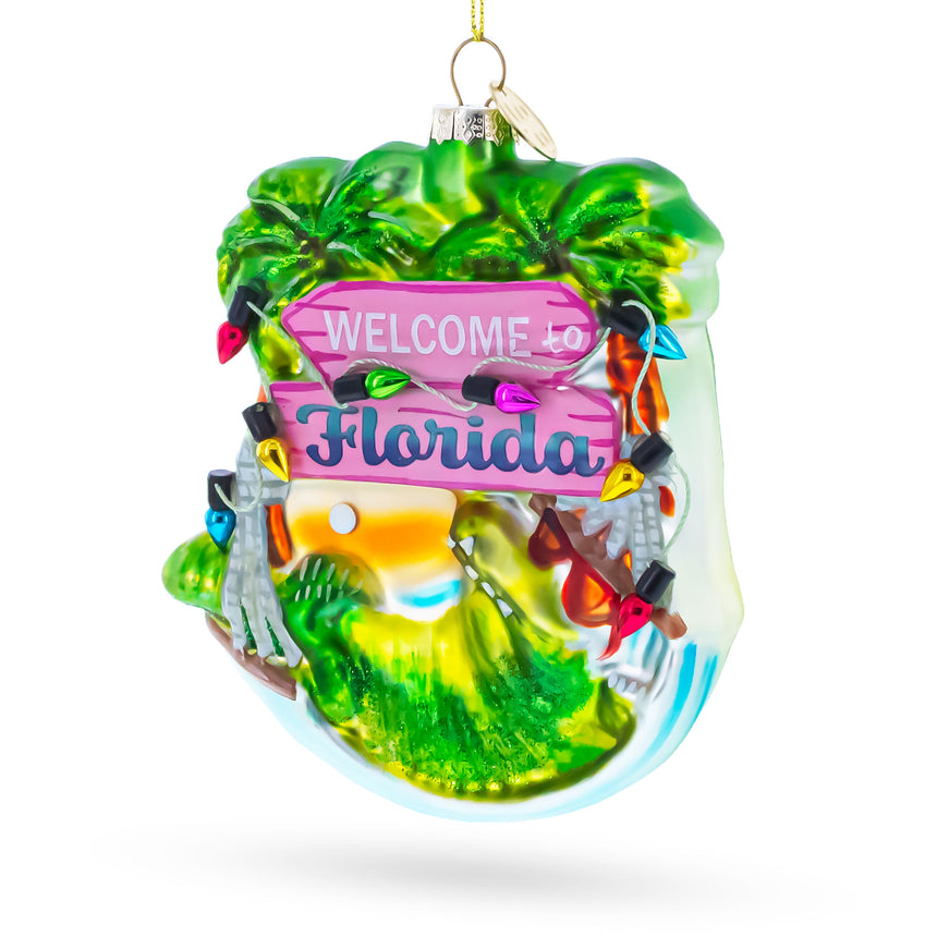 Buy Christmas Ornaments Travel North America USA Florida Beach Vacations by BestPysanky Online Gift Ship