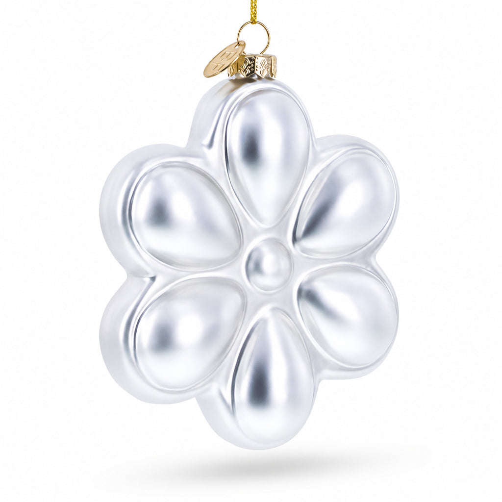 Whimsical Deviled Egg Serving Plate for Food Lovers Glass Christmas OrnamentChina , dimensions in inches: 4.7 x 1.4 x 3.7