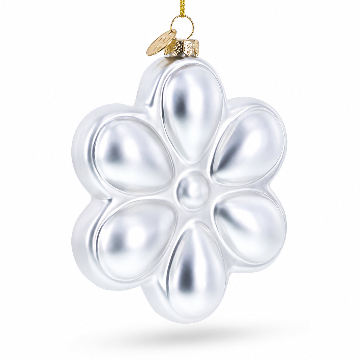 Whimsical Deviled Egg Serving Plate for Food Lovers Glass Christmas OrnamentChina , dimensions in inches: 4.7 x 1.4 x 3.7